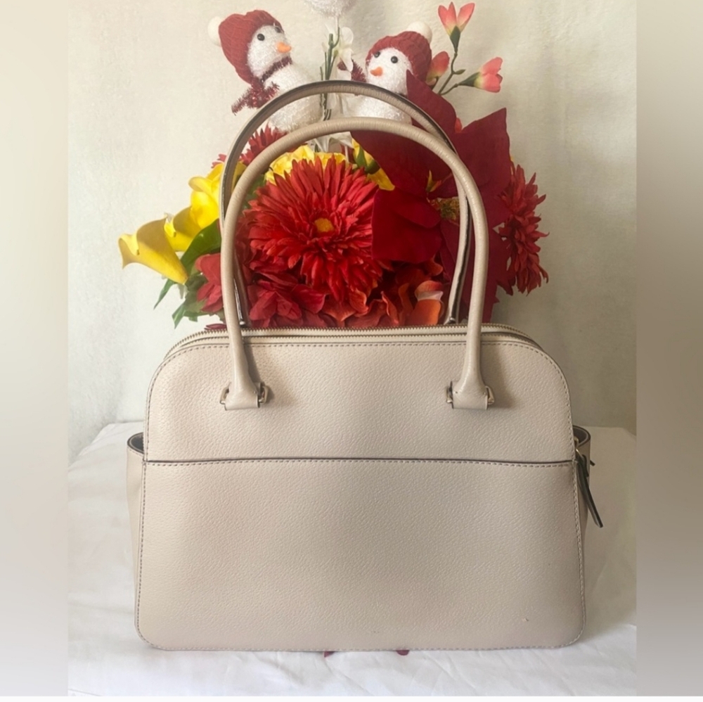 Kate Spade EUC Three Compartment Satchel/Tote - Picture 2 of 6
